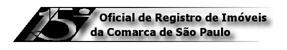 15º. Oficial de Registro de Imóveis
